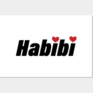 Habibi  fun text design Posters and Art